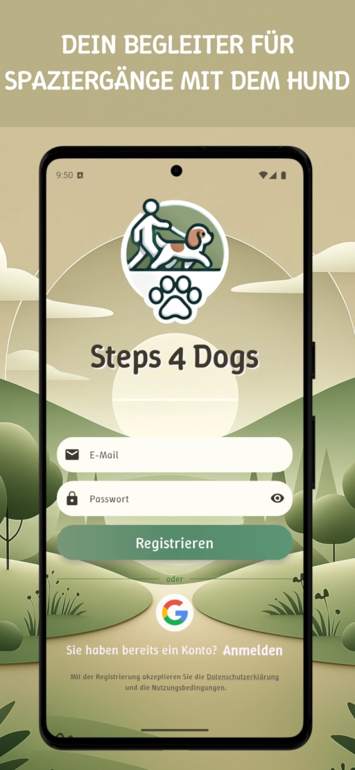 Steps4Dogs App – dein Begleiter für Hundespaziergänge